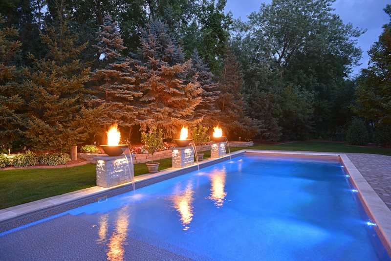 Residential Services - Fire Features + Water Features + Pools