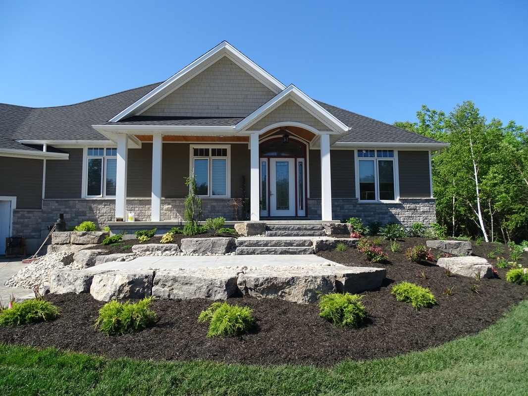 Residential Services - Flagstone + Armour Stone +Natural Stone + Planting
